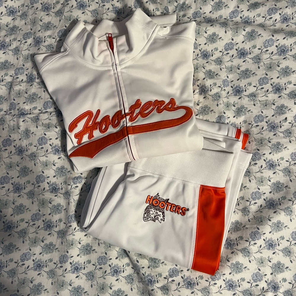 Hooters track suit - worn for promotions and not sold in stores